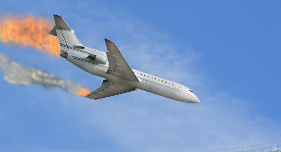 Sognare aereo che cade